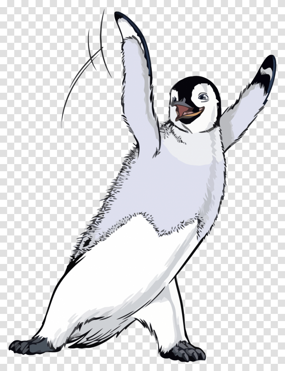 Cute Penguin Clipart Mumble Clipart, Animal, Bird, Person, Swallow Transparent Png