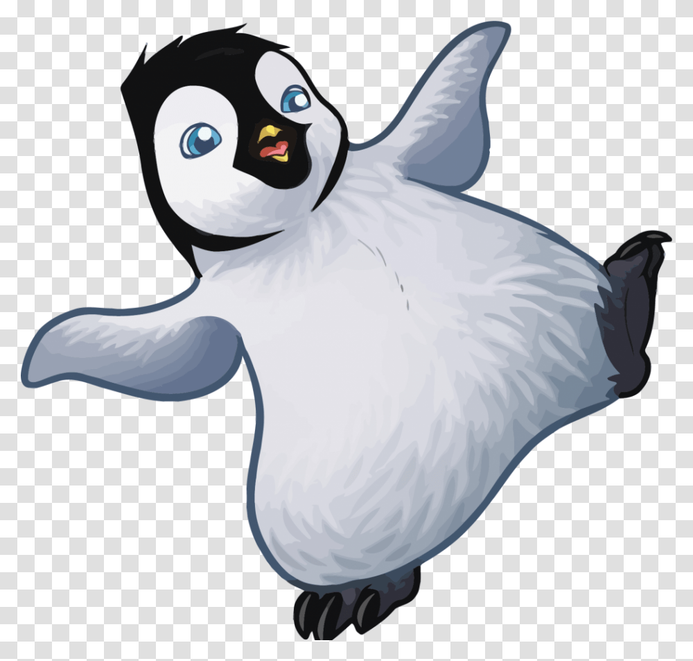 Пингвины мультяшные