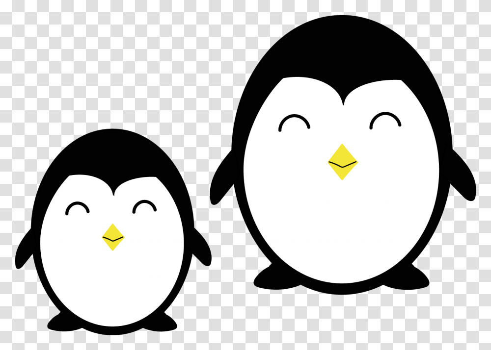 Cute Penguin Illustrations Soft, Moon, Outer Space, Night, Astronomy Transparent Png