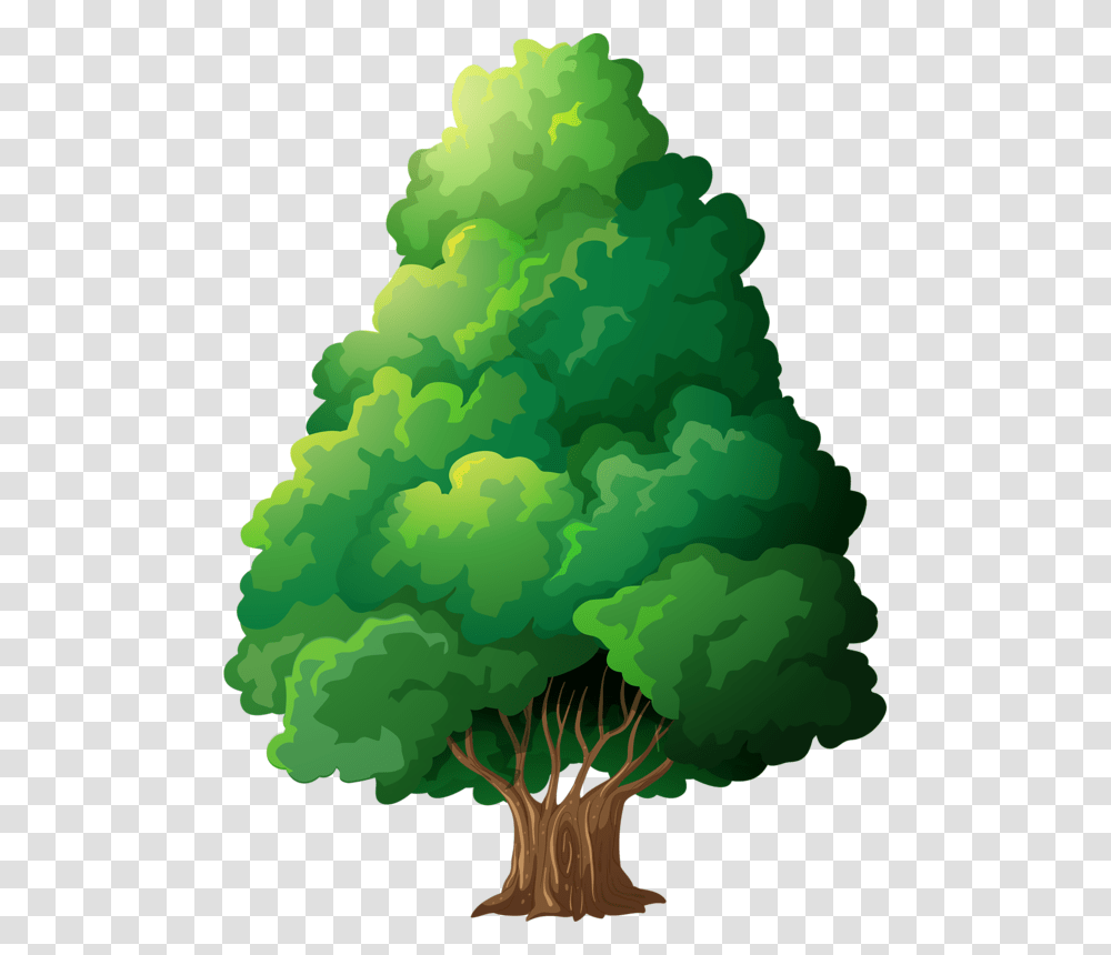 Cute Picture Tree Cartoon Trees And Art, Plant, Pattern, Green Transparent Png