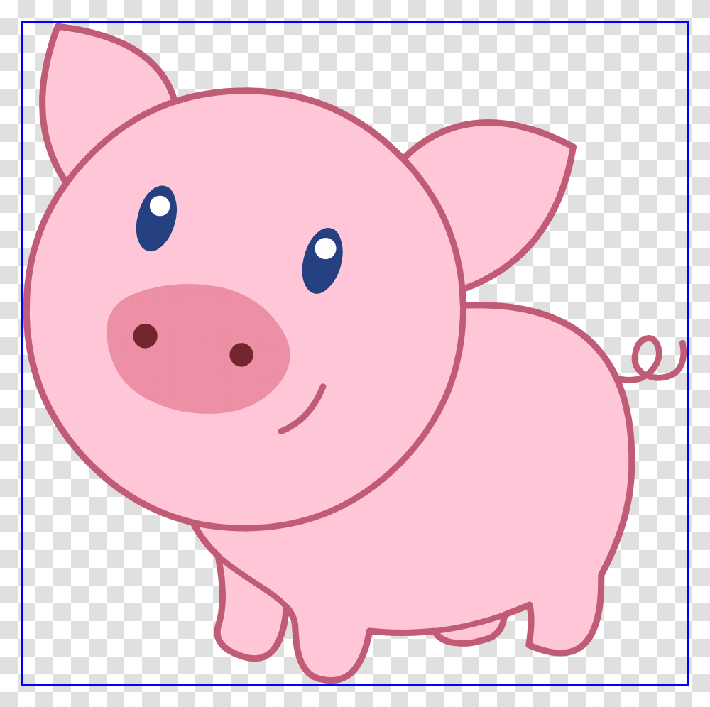 Cute Pig Clipart Clip Art, Animal, Mammal, Piggy Bank, Snout Transparent Png