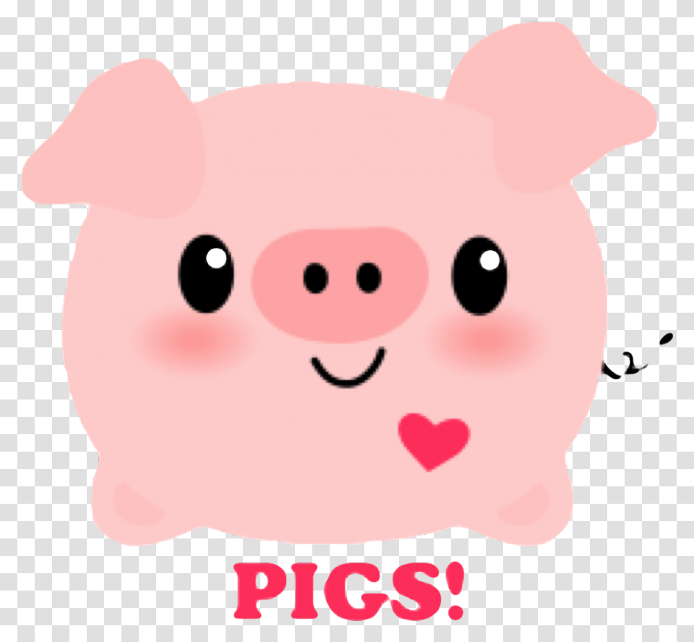 Cute Pig Pig Pink Cute Kawaii Heart Mud Dirty Kawaii Dibujos De Cerditos, Piggy Bank, Snowman, Winter, Outdoors Transparent Png