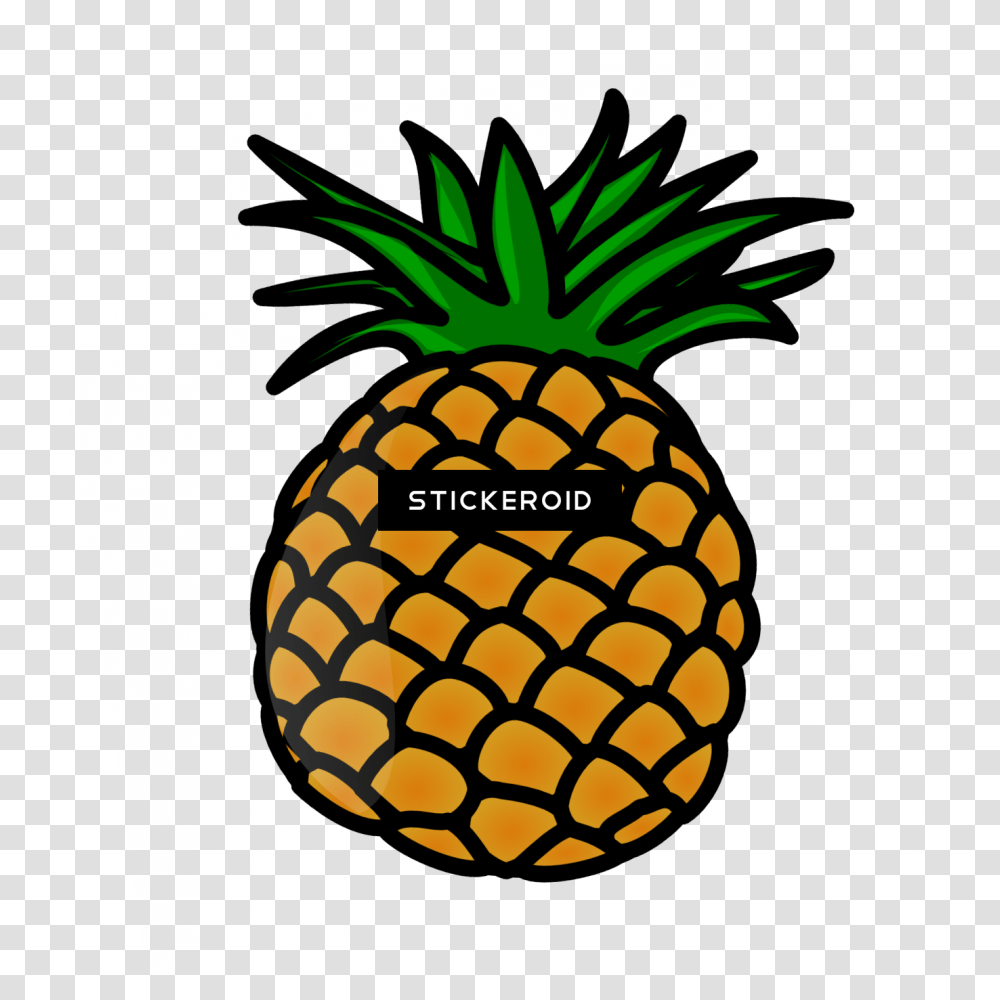 Cute Pineapple Vector Clipart Pineapple, Fruit, Plant, Food Transparent Png