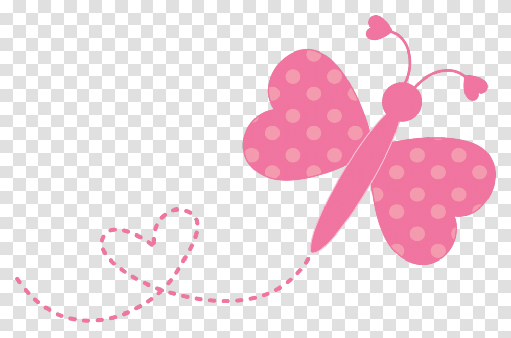 Cute Pink Butterfly Background, Heart, Hand, Light Transparent Png