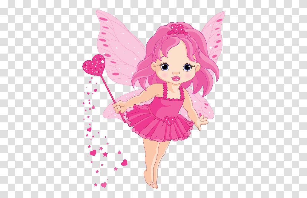 Cute Pink Fairies Fadas Infantil, Doll, Toy, Purple Transparent Png