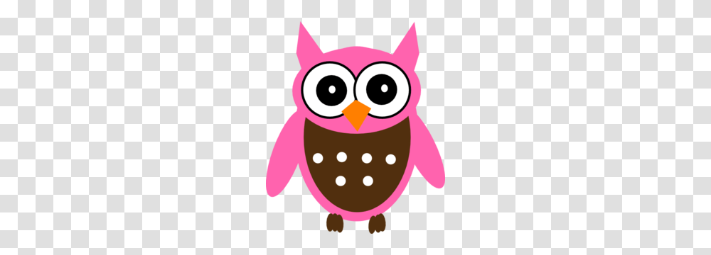 Cute Pink Owl Clip Art, Animal, Egg, Food, Bird Transparent Png