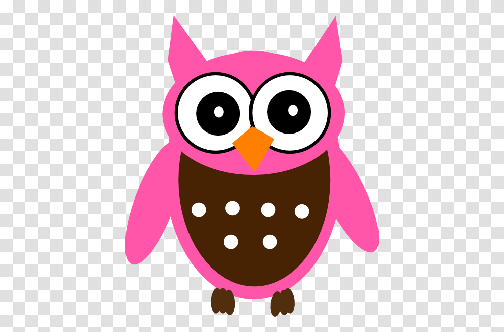Cute Pink Owl Clip Art For Web, Animal, Egg, Food, Bird Transparent Png
