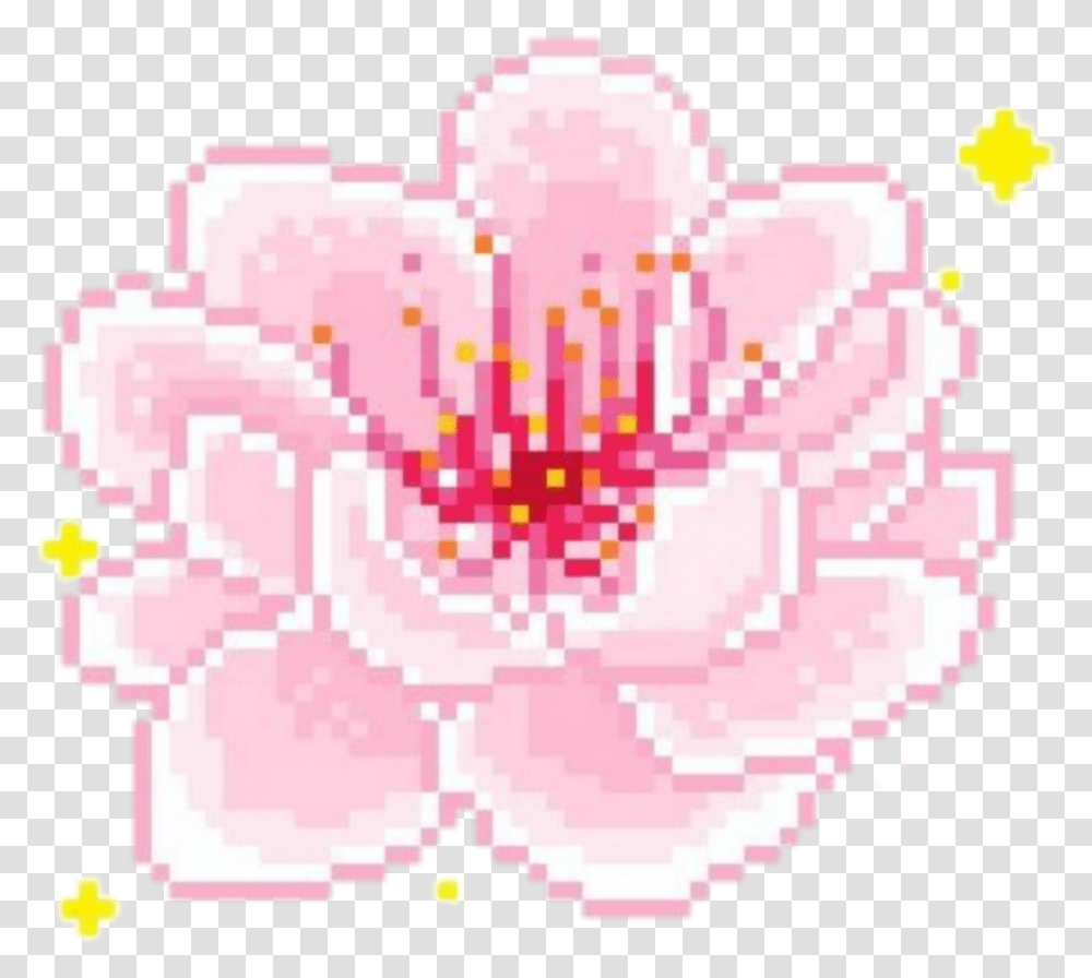 Cute Pixel, Plant, Flower, Blossom, Rug Transparent Png