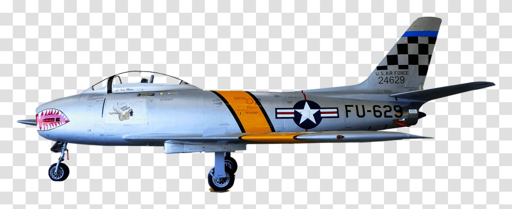 Cute Plane North American F 86 Sabre, Airplane, Aircraft, Vehicle, Transportation Transparent Png