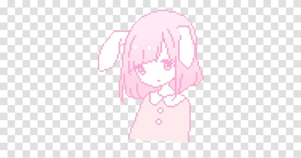 Cute Pngs Pixel Pixelart Kawaii Cute Aesthetic Anime Bunny Girl, Toy Transparent Png