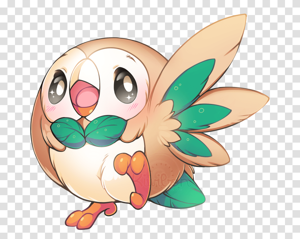 Cute Pokemon Background Pokemon Rowlet Cute, Animal, Graphics, Art, Pattern Transparent Png