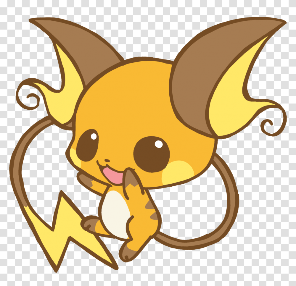 Cute Pokemon Chibi Pichu, Gold, Animal, Cupid, Honey Transparent Png