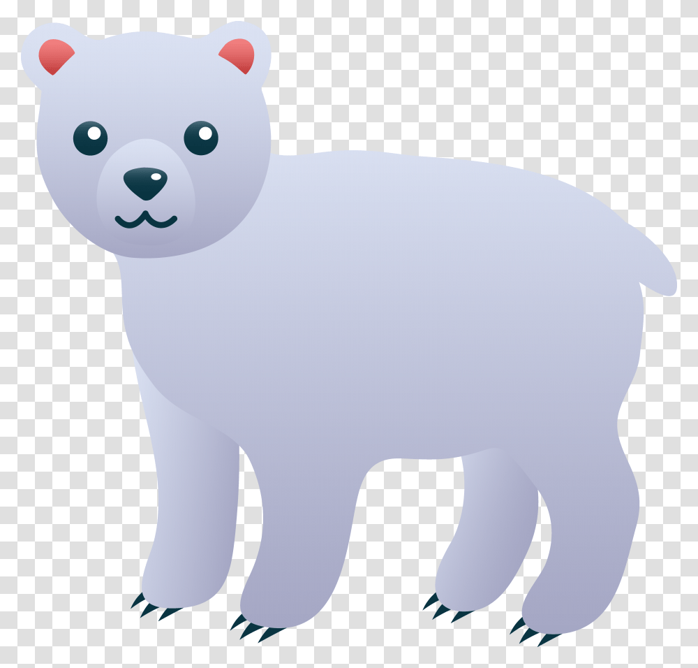 Cute Polar Bear Clip Art Snow Animals Clip Art, Mammal, Sheep, Wildlife Transparent Png
