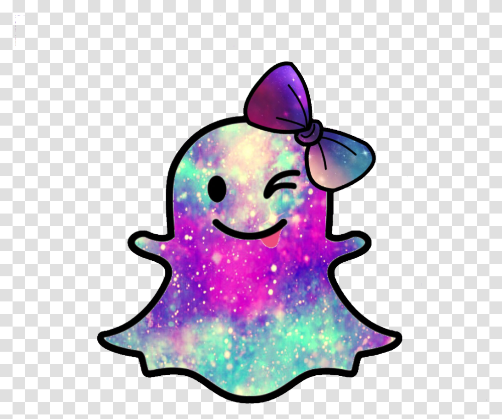 Cute Pretty Snapchat Logo, Light, Purple Transparent Png
