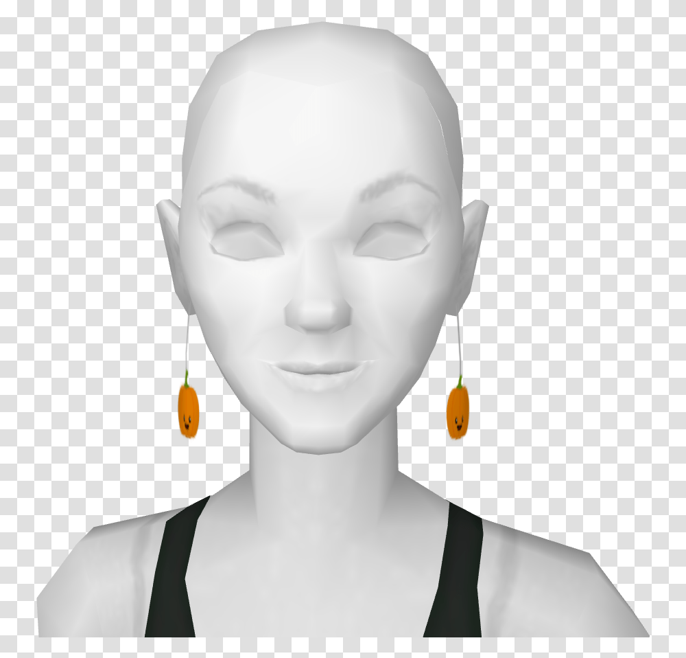 Cute Pumpkin Earings Portable Network Graphics, Head, Face, Person, Human Transparent Png