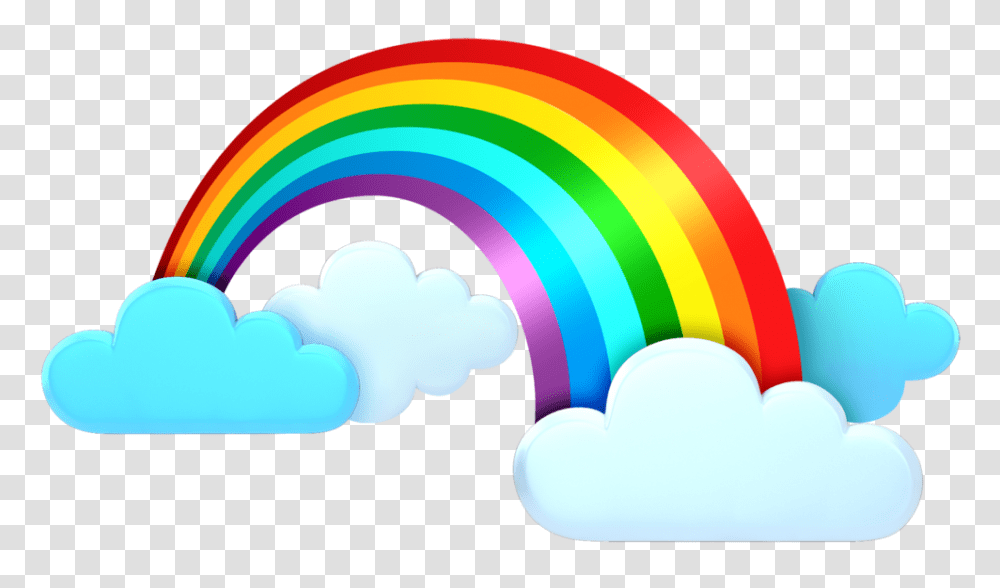 Cute Rainbow Illustration, Light, Outdoors Transparent Png