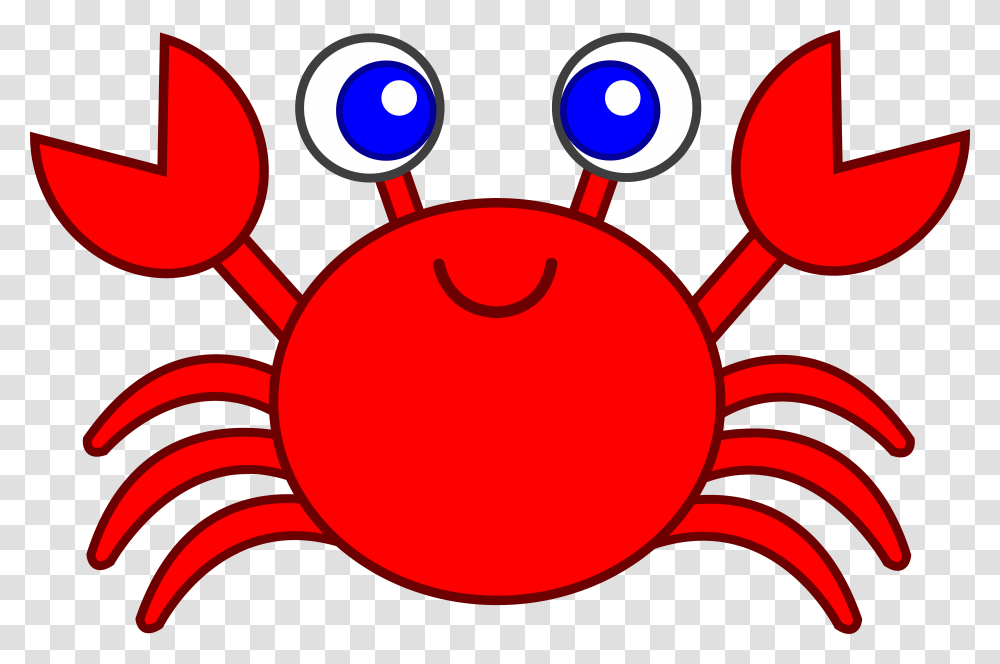 Cute Red Crab Clip Art, Food, Seafood, Sea Life, Animal Transparent Png