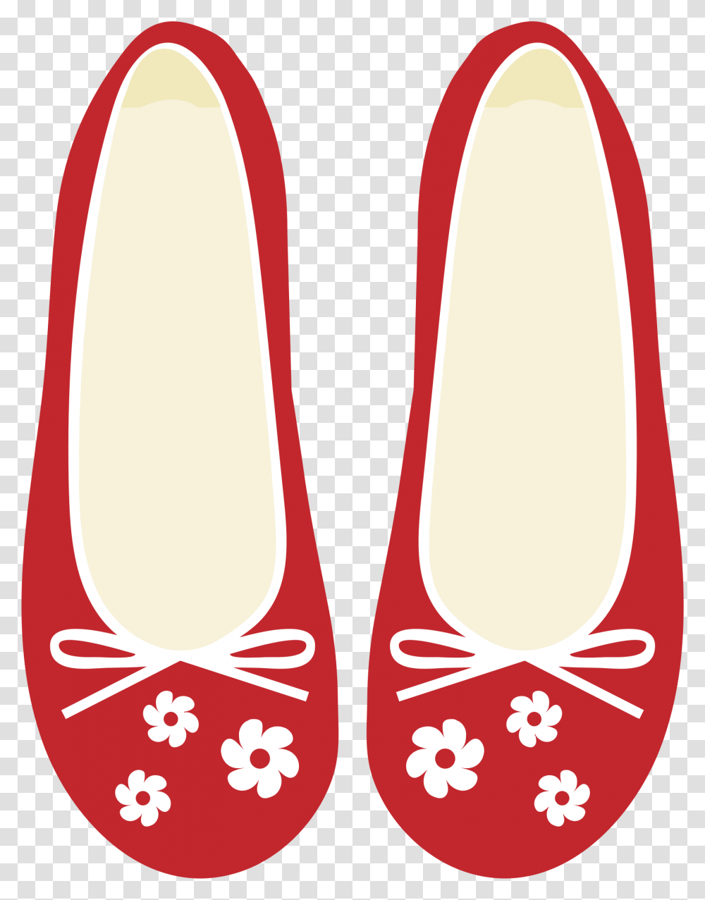 Cute Red Womens Shoes, Apparel, Footwear, Clogs Transparent Png