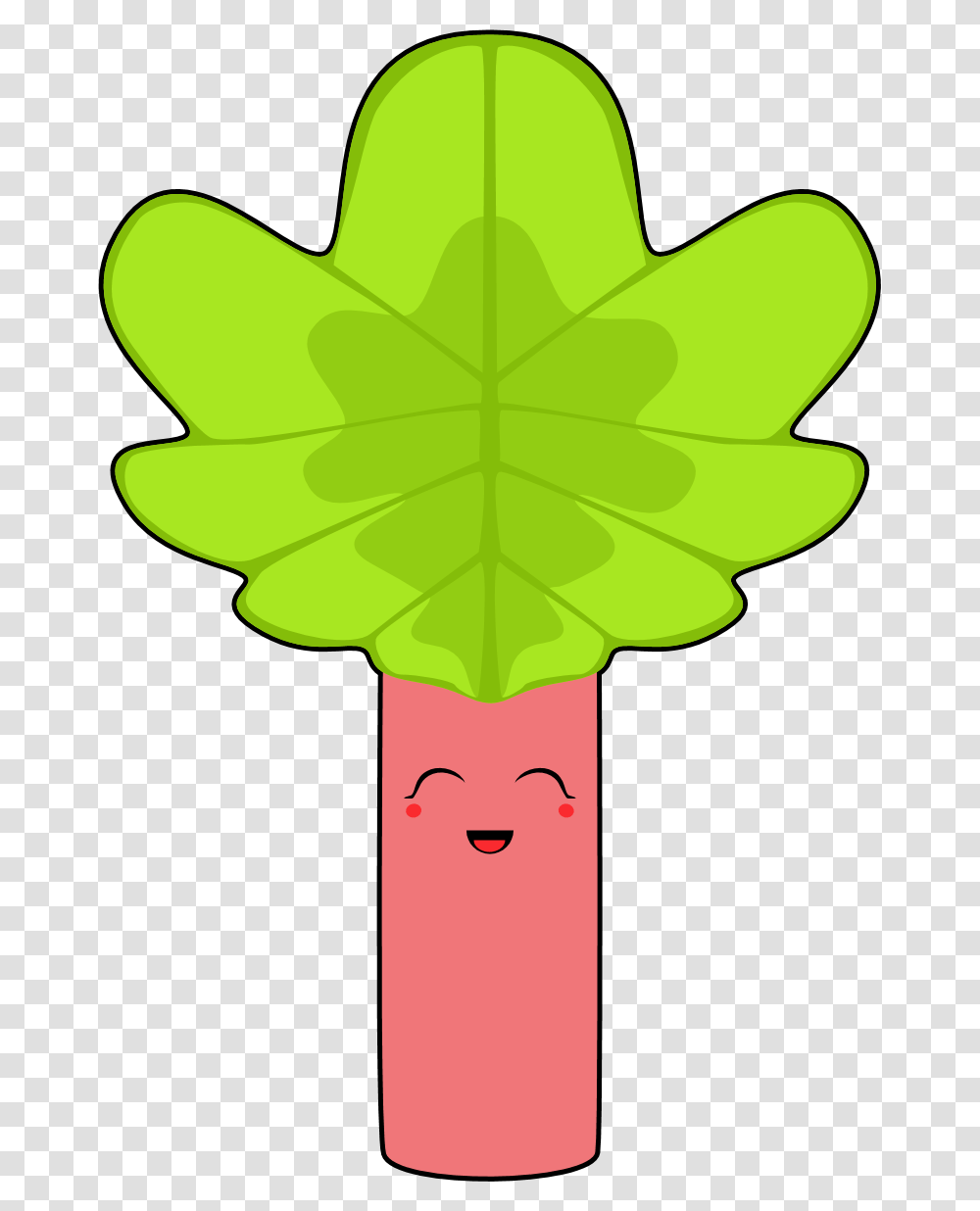 Cute Rhubarb, Leaf, Plant, Food, Green Transparent Png