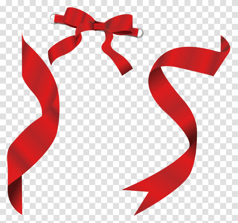 Cute Ribbon Red Bow Download Free Image Clipart Portable Network Graphics, Tie, Accessories, Strap, Necktie Transparent Png
