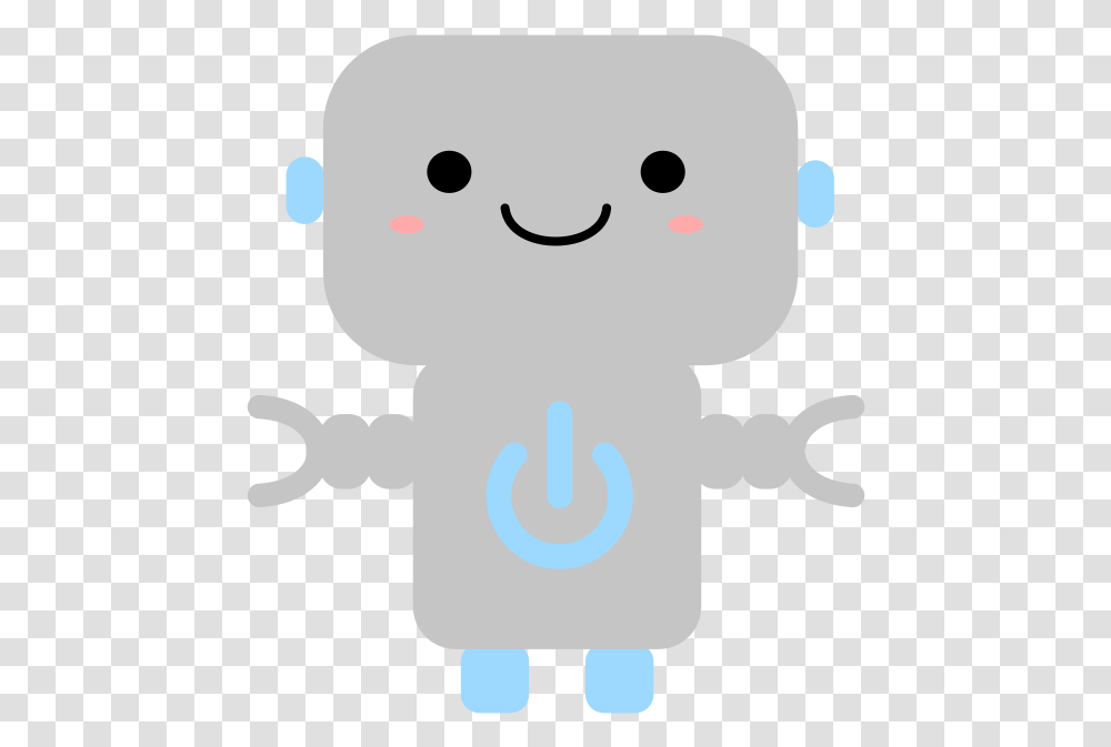 Cute Robot Icon Download Kawaii Clipart, Snowman, Outdoors, Stencil Transparent Png