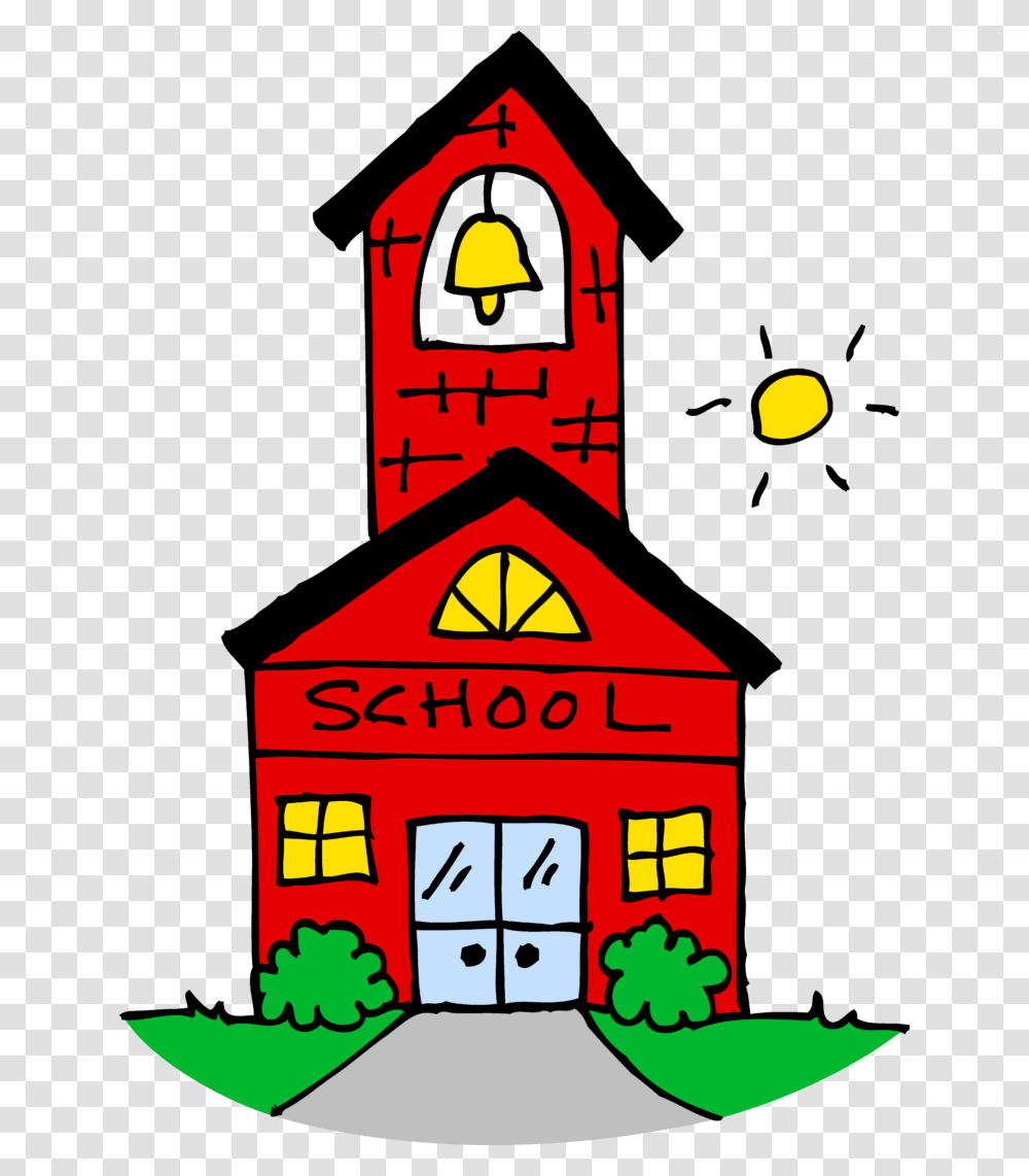Cute School House Clipart Free Clip Art, Pac Man, Number Transparent Png