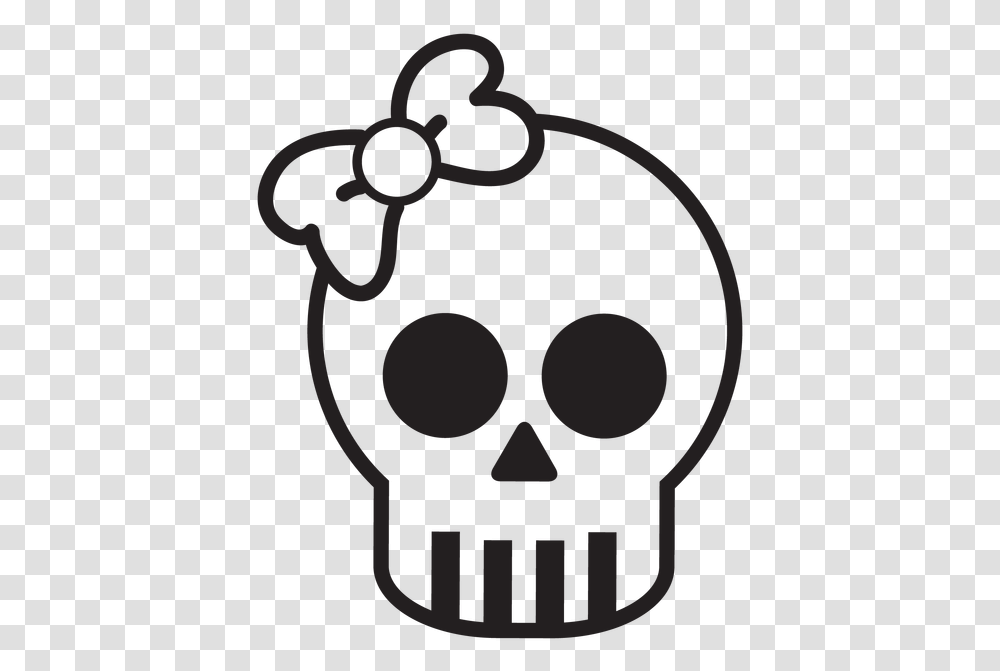 Cute Skull Pics Siewalls Cute Skeleton Head Clipart, Stencil Transparent Png