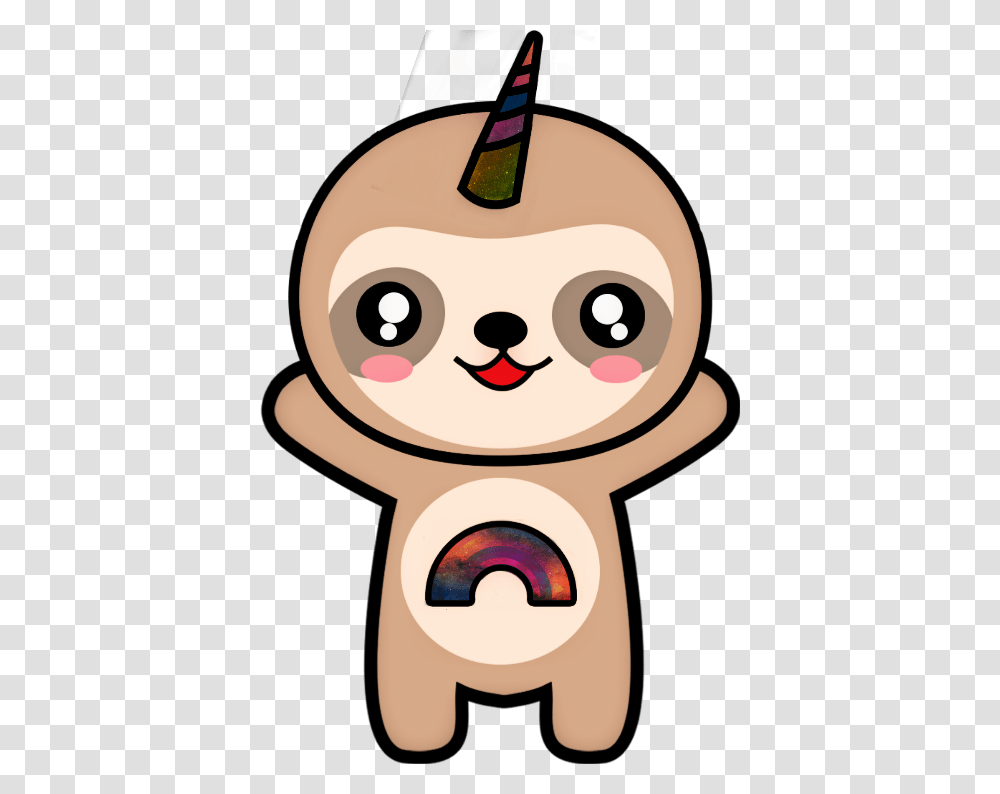 Cute Sloth Face Drawings Cute Easy Sloth Drawings, Rattle, Label, Head Transparent Png