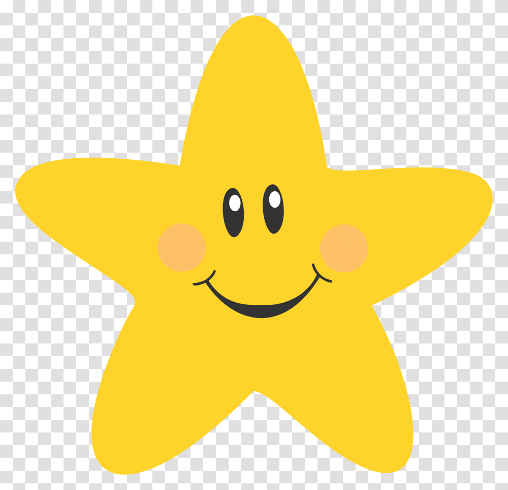 Cute Smiling Sun Clip Art, Star Symbol Transparent Png