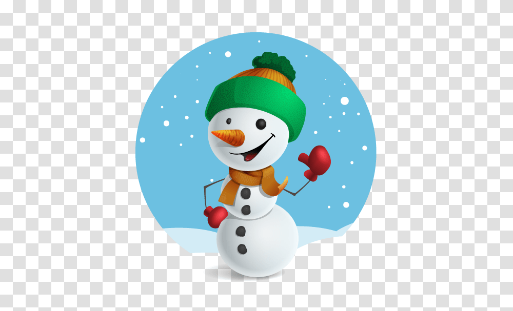 Cute Snowman Clipart Look, Nature, Outdoors, Winter Transparent Png