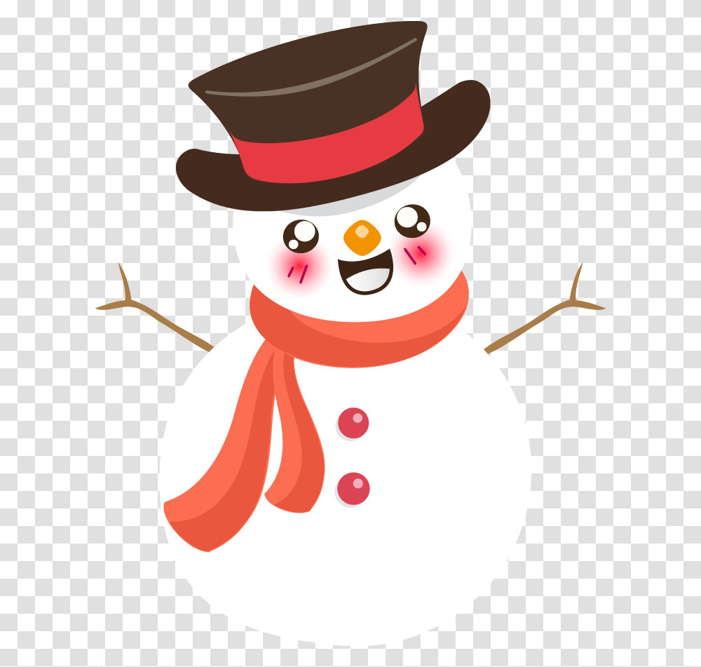 Cute Snowman Snowman Clipart Cute, Outdoors, Nature, Sun Hat Transparent Png