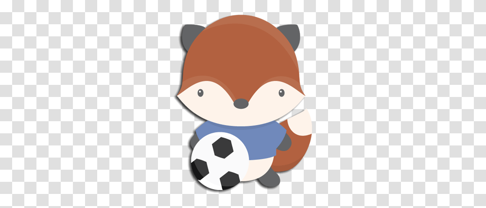 Cute Soccer Fox, Soccer Ball, Animal, Invertebrate, Mammal Transparent Png