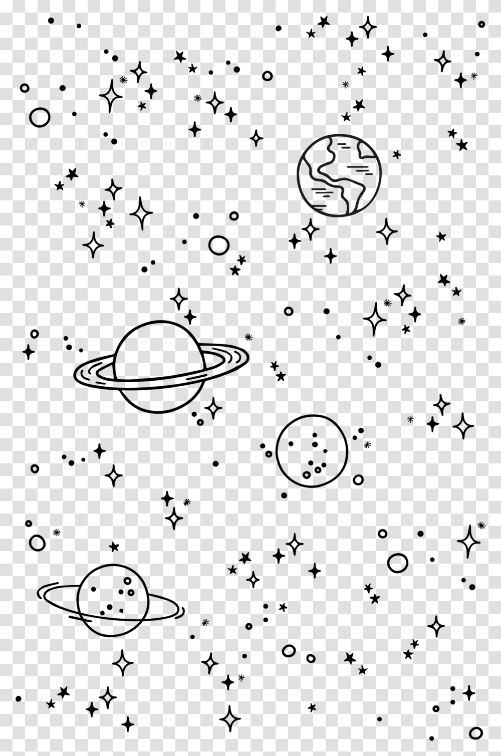 Cute Space Drawings Background, Outdoors, Gray, Nature Transparent Png