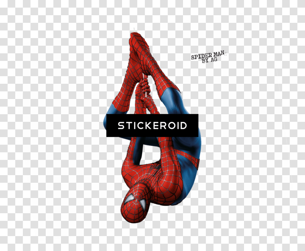 Cute Spider Hd Spiderman 2002 Upside Down, Apparel, Logo Transparent Png