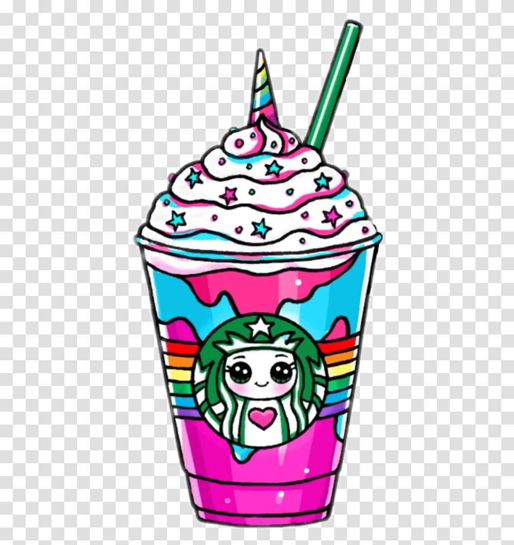 Cute Starbucks, Cream, Dessert, Food, Creme Transparent Png