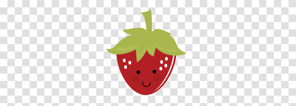 Cute Strawberry Clip Art Strawberry Clipart Cartoon, Fruit, Plant, Food, Watermelon Transparent Png