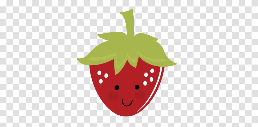 Cute Strawberry, Fruit, Plant, Food Transparent Png