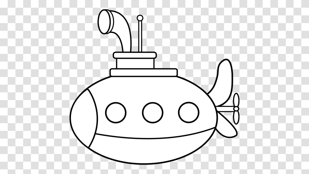 Cute Submarine Coloring, Stencil, Snowman, Winter, Outdoors Transparent Png