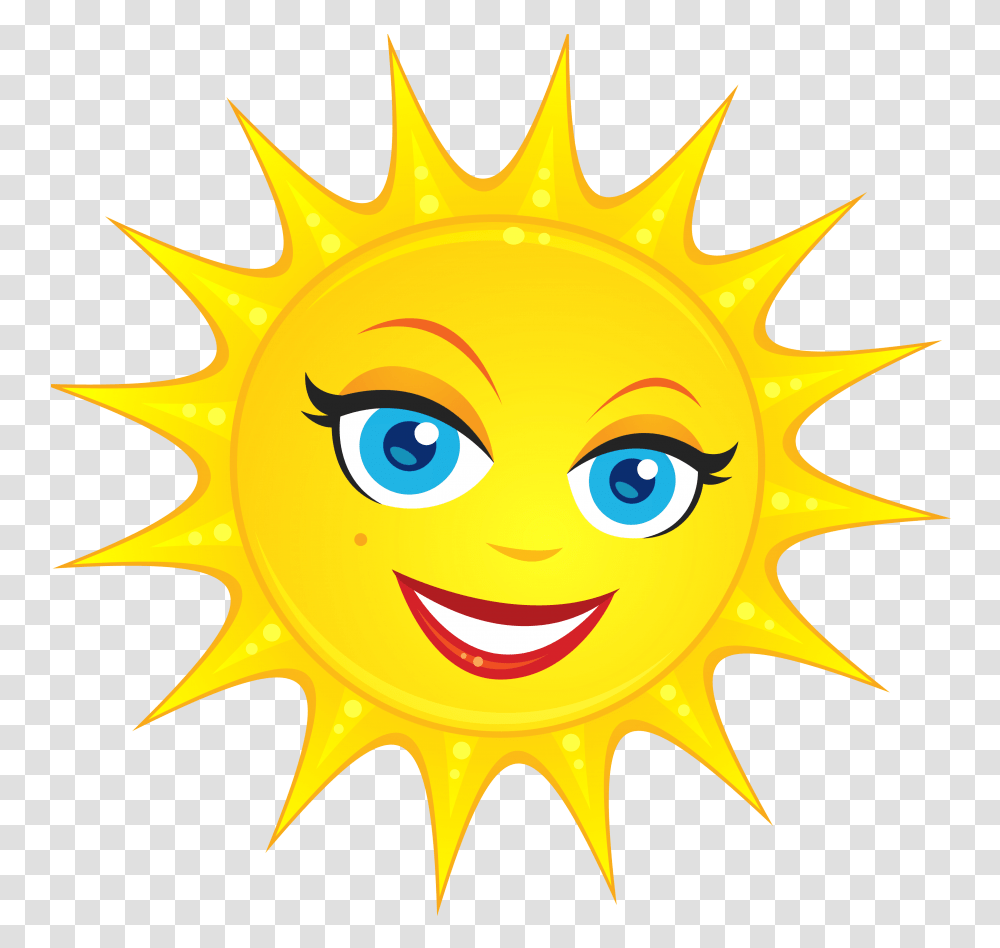 Cute Sun Clipart, Label, Outdoors, Nature Transparent Png