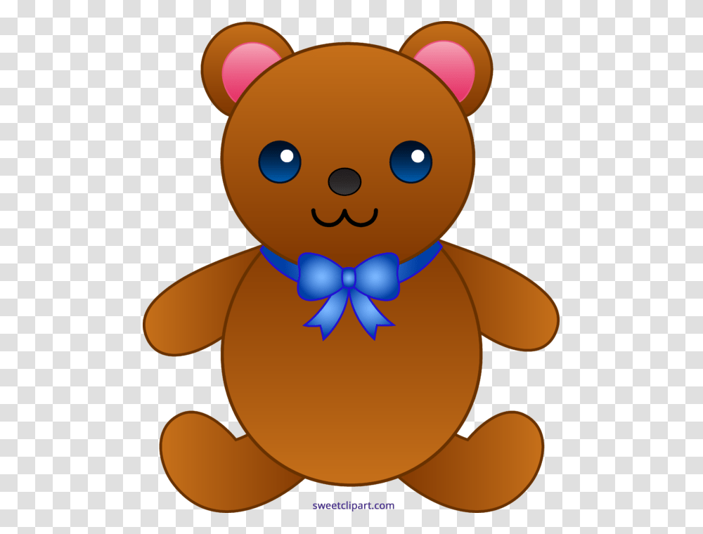 Cute Teddy Bear With Bowtie Clipart, Toy, Sweets, Food, Confectionery Transparent Png