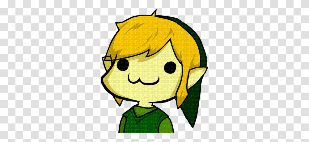 Cute Toon Link Cute Kawaii Adorable Toon Link Nintendo Legend, Label Transparent Png