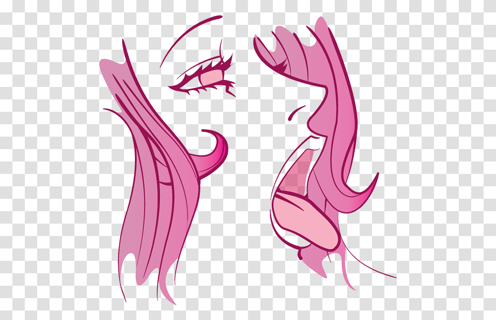 Cute Tumblr Ahegaoface Ahegao Pink Anime Girl In Pink, Dragon, Animal Transparent Png