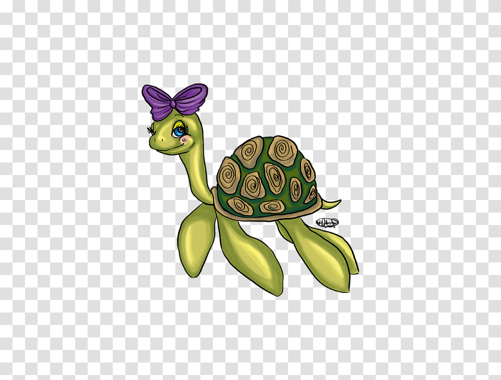 Cute Turtle Cartoon, Reptile, Animal, Sea Life, Tortoise Transparent Png