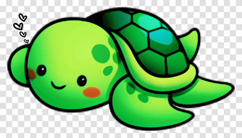 Cute Turtle Cartoon Sea Turtle Background, Soccer Ball, Sport, Sports, Green Transparent Png