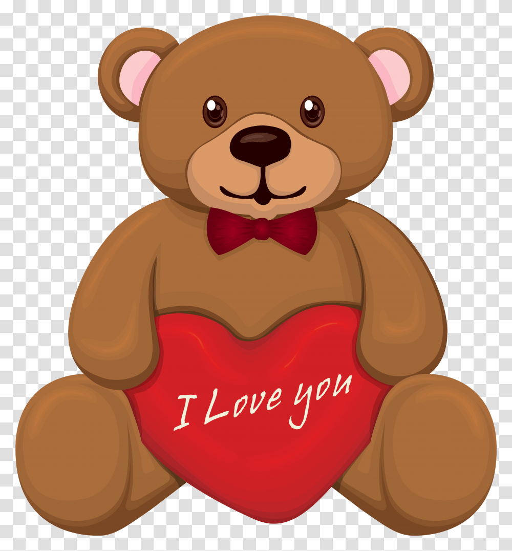 Cute Valentine's Day Cute Valentines Day Clipart, Teddy Bear, Toy Transparent Png