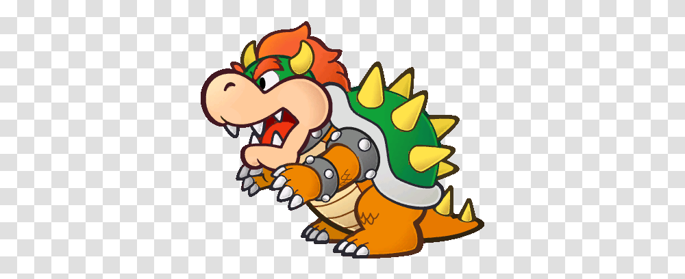 Cute Video Games Game Character Of The Day Paper Bowser Color Splash, Outdoors, Art, Graphics, Dragon Transparent Png