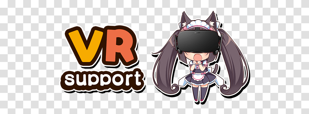 Cute Vr Free Games Steam Nekopara Logo, Helmet, Clothing, Label, Text Transparent Png