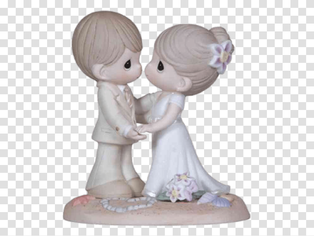 Cute Wedding Figurines Precious Moments New Wedding Figurines, Person, Human, Kneeling, Snowman Transparent Png