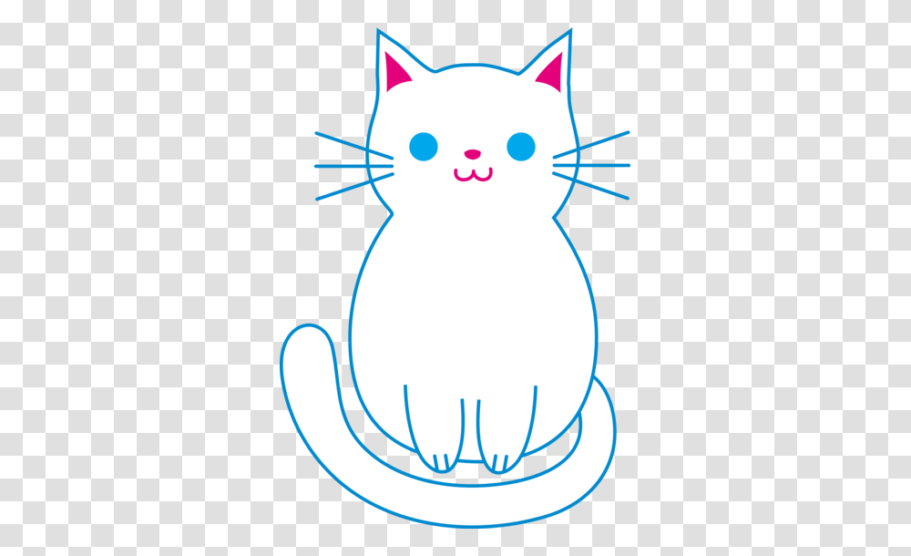 Cute White Cat, Mammal, Animal, Wildlife, Pet Transparent Png