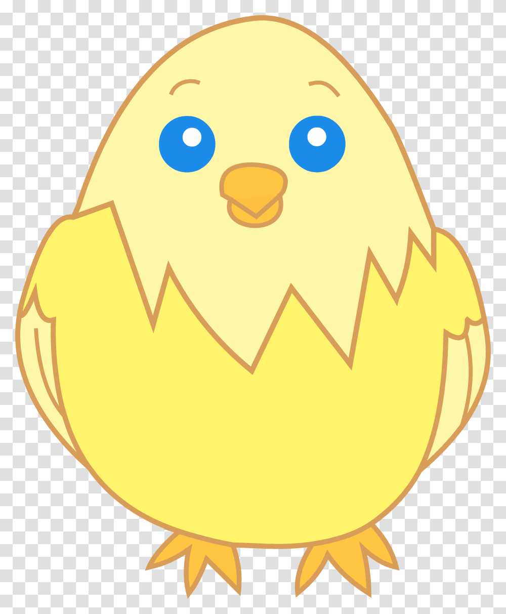 Cute Yellow Chick Clipart, Egg, Food, Easter Egg, Bird Transparent Png